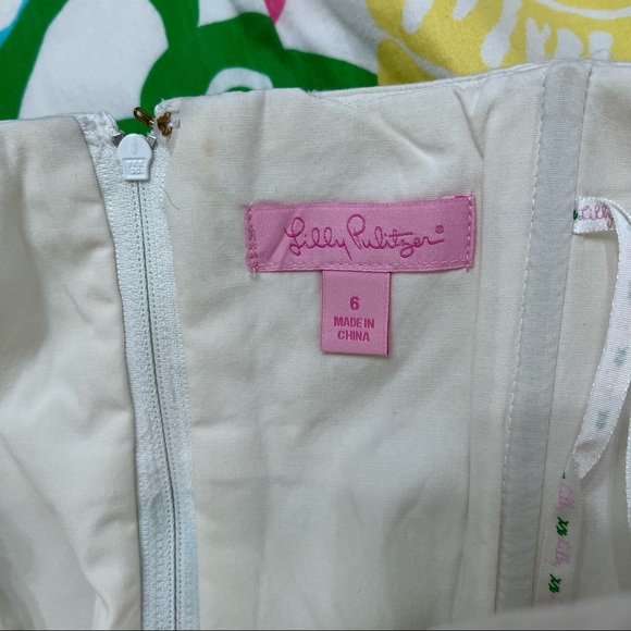 Lilly Pulitzer White Bow Front Sundress - Picture 8 of 10